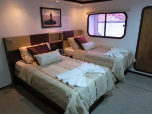 The amazing cabin on the MC Cormorant