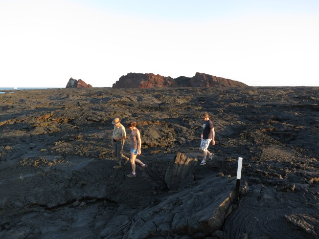 Traversing the field of lava