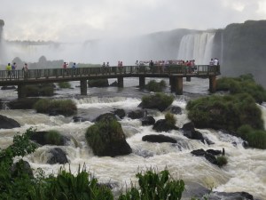 Falls from the Brazilian side