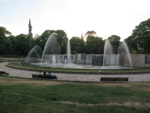 8pm New Years Eve - Plaza Independencia, where absolutely zero celebrations are taking place